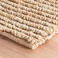 thumbnail image 3 of Dash & Albert Dunes Handwoven Jute Rug, 10' x 14', Natural, 3 of 7
