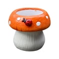 thumbnail image 4 of 2 macetas de cerámica decorativas con forma de flor, bonitas macetas. naranja, 4 of 9