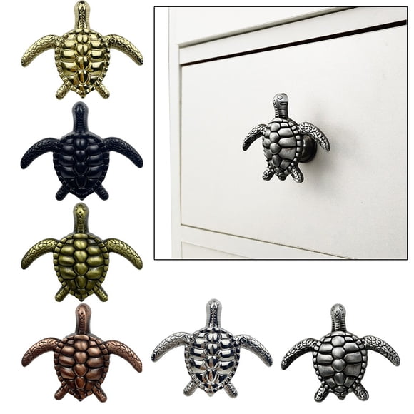 Tirador de Puerta de Aleación de Zinc ma de Tortuga para Habitación de Niños
