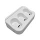thumbnail image 1 of Base de carga del cargador inalámbrico de la cápsula del soporte del mini banco de energía (blanco 3 en 1), 1 of 9