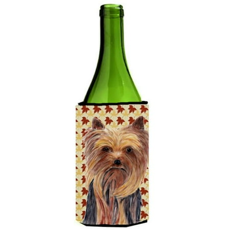 

Yorkie Fall Leaves Portrait Wine Bottle Hugger - 24 oz.