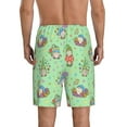 thumbnail image 4 of Lsque Spring Gnome Mens Sleep Pajama Shorts,Short Pajama Pants, Cotton Ultra-Soft Knit-Medium, 4 of 9