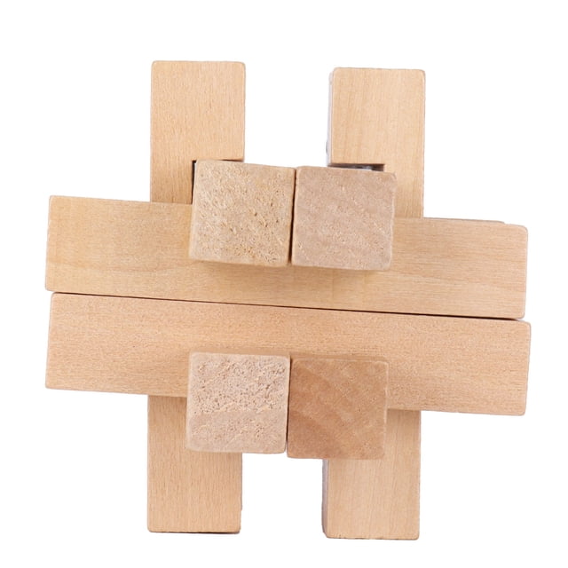 Juguete de rompecabezas inteligente con cerradura de madera, rompecabezas entrelazados, juguete para adultos, juguete para el cerebro
