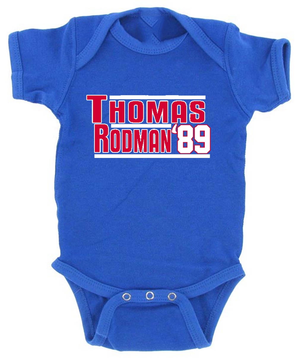 Isiah Thomas Dennis Rodman Pistons 1989 Baby 1 Piece