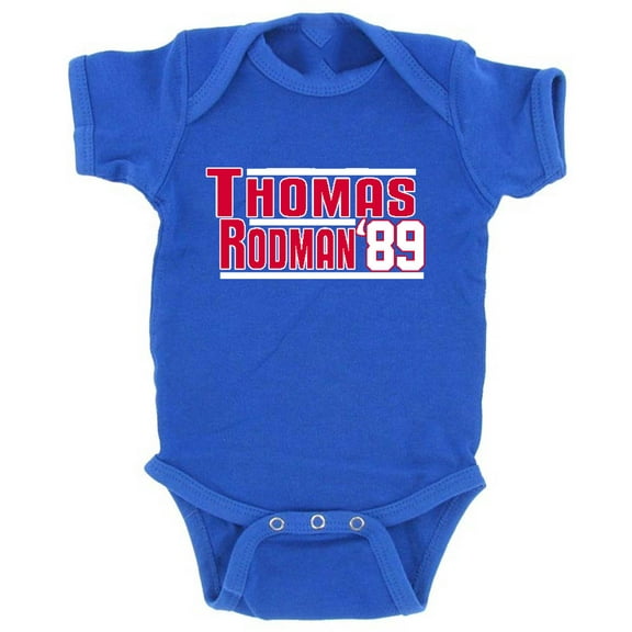 Isiah Thomas Dennis Rodman Pistons 1989 Baby 1 Piece
