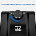 thumbnail image 6 of JEREPET 320GPH Aquarium Air Pump 8W Adjustable Quiet Oxygen Pump with 4 Outlet and Accessories Air Stone, Check Valve, Tube,for Up to 300 Gallon Fish Tank, 6 of 6