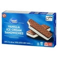 thumbnail image 4 of Great Value Vanilla Ice Cream Sandwiches in a Box, 12 x 120mL, 4 of 9