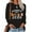 Black, variant on ZEHJUHAN Women's Dog Lover Sweatshirt - "Dogs Make Me Happy" Print Long Sleeve Crewneck Top For Spring Fall Green,S
