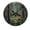 FFclock094, variant on ZXCXRQFa Silent Clocks Forest Wooden House Colorful Wall Clock Silent 10 Inch Round Decorative Battery Operated Non Ticking Wood Quiet Clocks for Bedroom Office School Home