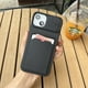 thumbnail image 1 of Funda de teléfono tipo billetera con tarjetero de protección para cámara deslizante para iPhone 13 14 Pro Max 12 11 X XR XS Max 7 8 Plus SE, funda de silicona suave Tan Jianjun unisex, 1 of 2