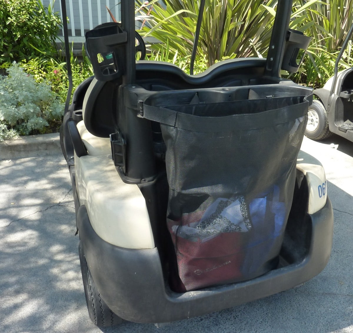 Covered Living EZGo, Club Car, Yamaha, Golf Cart Grocery Shopping and