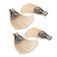 thumbnail image 1 of unbranded 4Ud Epaulettes De Metal Dorado Con Punk Para Uso En Ropa Y Disfraces, 1 of 6