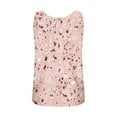 thumbnail image 6 of Clearance LYXSSBYX Summer Tank Tops for Women Women Casual Sleeveless Crewneck Print Blouse Pullover Tank Tops Shirt, 6 of 6