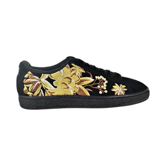 Puma Suede Hyper Emb Women's Shoes Puma Black/Puma Team Gold 368137-02