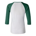 thumbnail image 3 of Bella Canvas Medium White/Kelly Green, 3 of 3