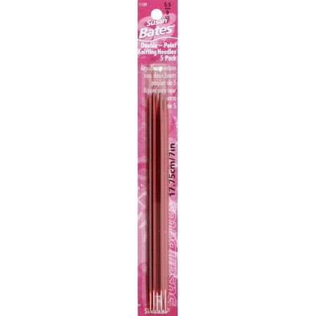UPC: 0077216009226 | Susan Bates Silvalume Double Point Knitting Needles 7 5/Pkg-Size 9/5.5mm