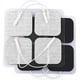 thumbnail image 3 of 40pcs TENS Unit Pads, 2X2 Electrodes for EMS Muscle Stimulator Electrotherapy Pads-2025, 3 of 5
