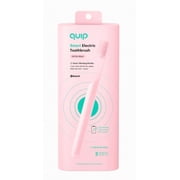 quip Metal Smart Electric Toothbrush Starter Kit - 2-Minute Timer, Bluetooth, Free App + Travel Case PINK