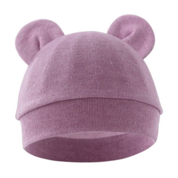 Coerni Baby Boys Girls Beanies Baby Hat Bear Ears Caps Baby Boy Girl Toddler Hats Caps for 0-6 Months Teal Hat