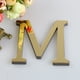 thumbnail image 1 of Fiudx Adhesivo de Pared Acrílico para Espejo, 26 Letras Del Alfabeto, Diseño Reflectante Dorado, Decoración para El Hogar y La Oficina, Arte de Pared Versátil, Fácil de Despegar y Pegar, Tamaño de 10, 1 of 3