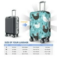 thumbnail image 6 of Gaeub Lovely Roosters Elastic Luggage Cover with Concealed Zipper Dust-Proof Luggage Cover Protector - 18-32 inch - X-Large, 6 of 9