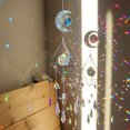 thumbnail image 3 of Wind Chime Crystal Light Catcher Adorno colgante Diamond Moon Prism Craft Gifts Hugtrwg Para estrenar, 3 of 9