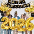 thumbnail image 4 of Party Supplies Set 2026 Happy New Years Decorations Set New Years 2026 Gold Numbers 2026 New Year Photo Props and Glasses Party Decor Birthday Decorations, 4 of 8