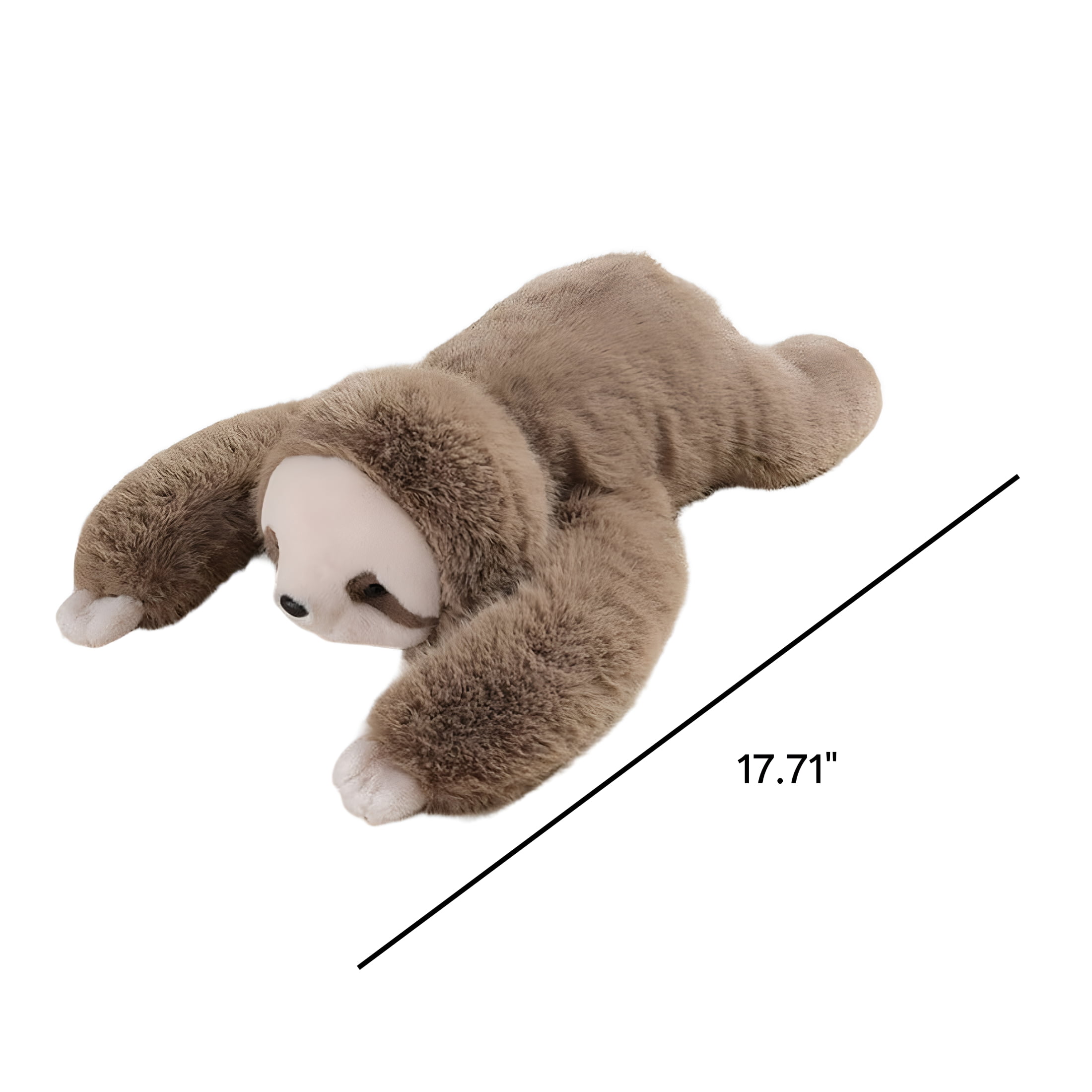 CYFW 2026 New Emotional Support Plush,Weighted Stuffed Animals for Adults,18In Weighted Animals Sloth Stuffed Toys Hugging Pillow for Anxiety Relief Sleep Support for Birthday Gifts Presents (Sloth)
