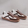 thumbnail image 5 of Pandaie Retro Gum Sole Fashion Sneakers for Women Casual Daily Walking Lace up Flat Shoes Tennis Non Slip Soft Cushioned Insole Trainers Size 6‑9, 5 of 8