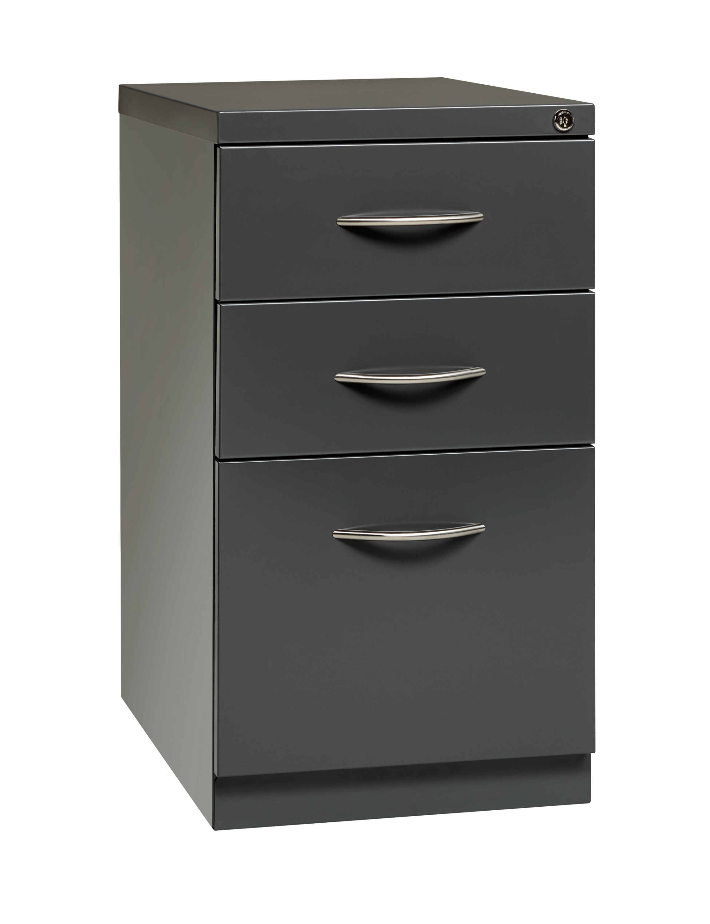 Hirsh 23 Inch Deep Metal Mobile Pedestal File 3 Drawer BoxBoxFile