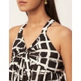 thumbnail image 5 of Moomaya Printed Cinched Waist Viscose Top, Sleeveless Tunic Top, 5 of 8