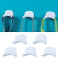 thumbnail image 5 of 5Pcs Self Adhesive Storage Hook - Wall Mounted, Plastic, Home Entrance Scarf Hat Clothes Hanger, Household Supplies, 5 of 8