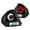 Black, variant on Smoke Halo Style Fiber Optic LED Tail Lights for 2006-2013 Chevy Impala