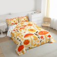 thumbnail image 3 of Homewish Rustic Bohemain Floral Bedding Comforter Set,Boho Mushroom Twin Comforter Sets,Yellow Orange Bedding Set For Boys Kids,Luxury Bedroom Decor Reversible,2 Pieces, 3 of 8