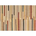 thumbnail image 1 of Ahgly Company Indoor Rectangle Contemporary Bronze Brown Abstract Area Rugs, 2' x 3', 1 of 6
