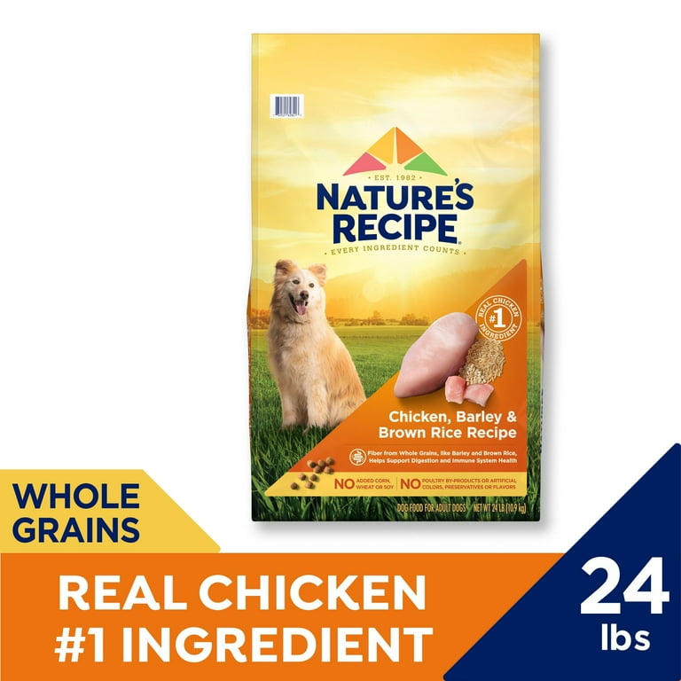 Nature s Recipe Original Chicken and Rice Dry Dog Food Recipe 24