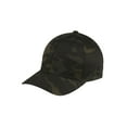 thumbnail image 1 of Top Headwear Flexible Structured Baseball Cap - Multi-Camo/Black - S/M, 1 of 1