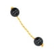 thumbnail image 4 of Percusión de ritmo de calabaza doble cuerda de escalada Sonajero agitador africano Fácil de tocar Uso amplio ABS portátil Superficie suave para acompañamiento de banda ANGGREK Otros, 4 of 8