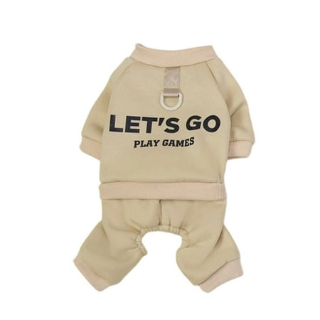 WINDLAND Cats Jumpsuit for Small Dogs Jumper Clothes Outfit for Pet Dogs Sweatshirt