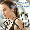 thumbnail image 2 of Headphones Wireless Bluetooth Sports Stereo Sound,Earphone in-Ear Stereo Headset Earphone Wireless Bluetooth 4.2 Headphone Gift Headphones and Earbuds,Gold, 2 of 7