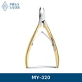 thumbnail image 2 of Cuticle Trimmer 3/4 Jaw Extremely Sharp Cuticle Nippers Scissors Stainless Steel Clippers Cutter Remover Pedicure Manicure Nail Tool, 2 of 8