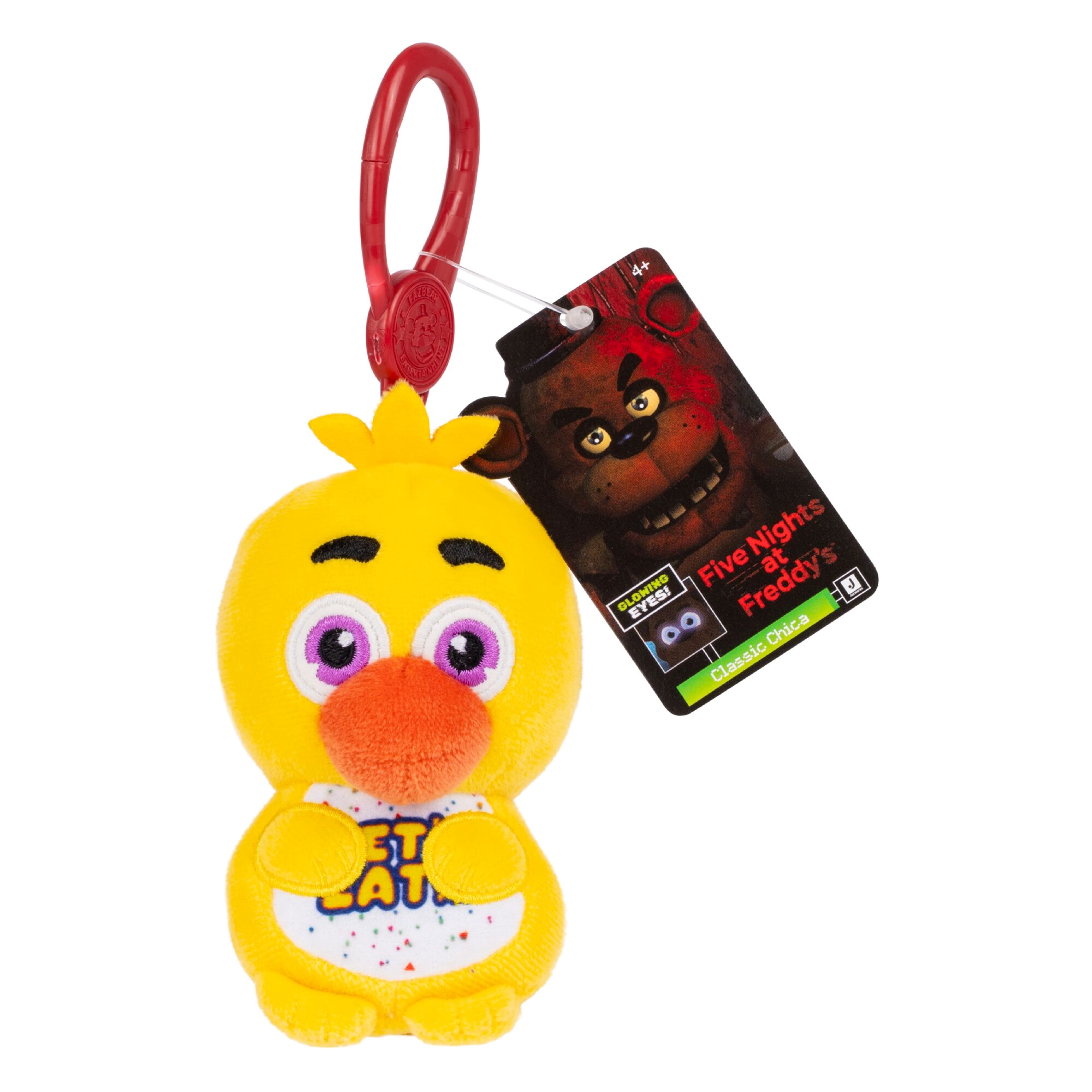 Five Nights at Freddy's Clip-on Plush - Classic Chica - 4-inch