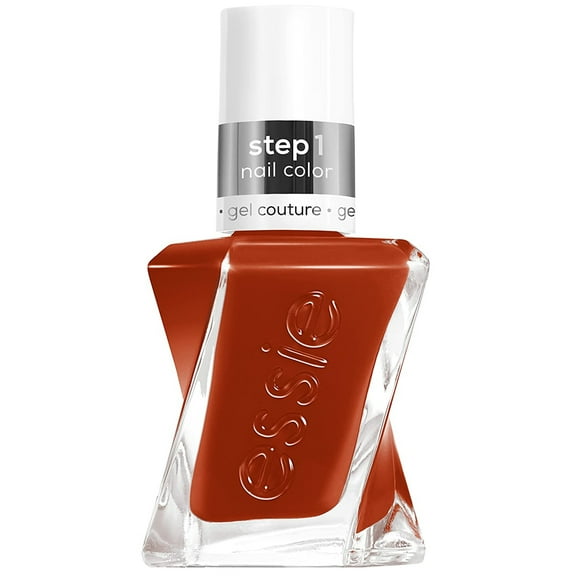 Essie Gel Couture Long-Lasting Nail Polish, 8-Free Vegan, Amber Brown, Fab Florals, 0.46 fl oz