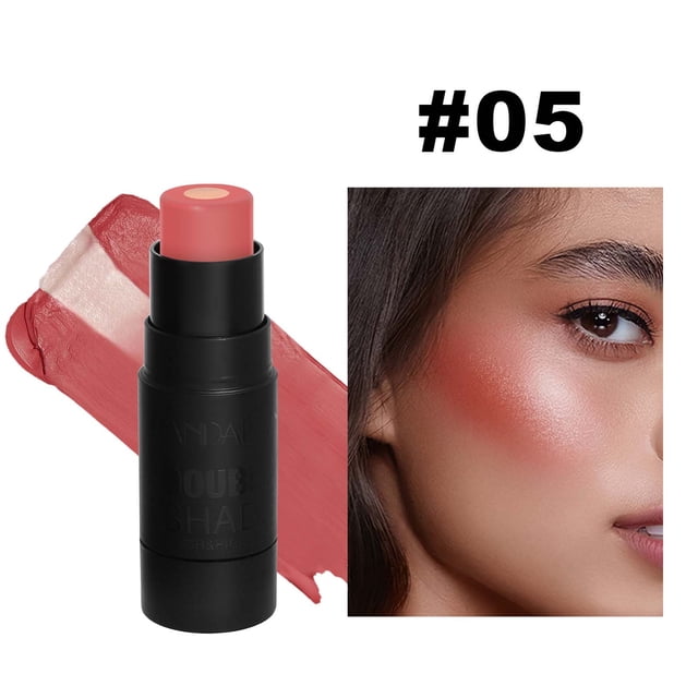 Iumwxz Brightening Color Solid Sandwich Blush Cream Contouring Stick Rouge