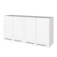 thumbnail image 4 of FM FURNITURE Caledon 2-Piece Modern Engineered Wood Kitchen Set in White/Walnut, 4 of 7