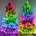 thumbnail image 5 of Guirnalda de luces LED RGBIC de 20 m y 200 luces LED inteligentes con Bluetooth, música, guirnalda de cuero mágica con mando a distancia, decoración para árbol de Navidad, 5 of 5