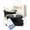 Black, variant on Silicone Beach Bag IPX8 Waterproof Leakproof Floating Foldable Box‑Shape Purse with Bonus Shoulder Strap for Pool Camping