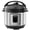 Silver, variant on edx 3 Quart Electric pressure cooker,Multi-Function Features Stainless Steel Pot with 8 Functional Modes & Programmable Timer, Silver