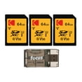 thumbnail image 1 of Kodak 64GB Class 10 UHS-I U1 SDXC Memory Card Bundle, 1 of 4