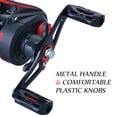 thumbnail image 4 of Baitcasting Alta Velocidad 8.1: 1 Gear Relation Baitcast Fishing Reel 19+1 Bolas Rodamientos Baitcasting Carrete de pesca Baitcaster Tackle, 4 of 7